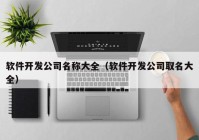 软件开发公司名称大全（软件开发公司取名大全）